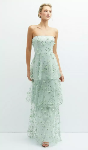 DESSY COLLECTION PEARL · STYLE 3138 · TRELLIS 3D SEQUIN EMBROIDERY